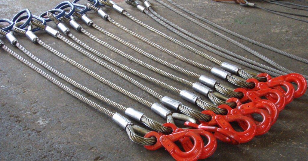 Cáp thép cẩu hàng 4 chân